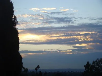 Sunrise plays cagey amongst the clouds over Santa Monica. In order to become an immaculate member of a flock of sheep one must, above all, be a sheep. …Albert Einstein