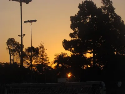 Sunrise on moving day from Los Angeles right next to Beverly Hills to Culver City right next to Sony Studios. The ordeals that seem to crucify us are not a sign that we're doing something wrong. They are an essential part of the spiritual path, and the only efficient response is a state of surrender. I find that, for me, the clearest, simplest and most effective prayer is simply "Show me the good!" …Evelyn Underhill