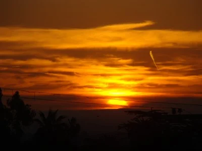 Sunrises magnificently over Los Angeles from Mar Vista Scripturally we could say that you are the image and likeness of God. You could say that you are another way the universe becomes conscious of itself. You could say we are the infinite field of unfolding possibility. ....Michael Bernard Beckwith