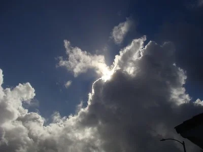Ta-da! The sun emerges from the fierce storm and raged since 3 AM. We either make ourselves miserable, or we make ourselves strong. The amount of work is the same …Carlos Castaneda