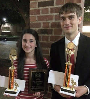 Tournament champions Emily Hall & Thomas White. 