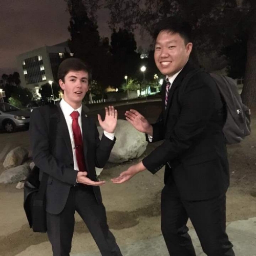 Left to right: Crescenta Valley’s Ray Alonso & John Woo. Image courtesy of John Woo