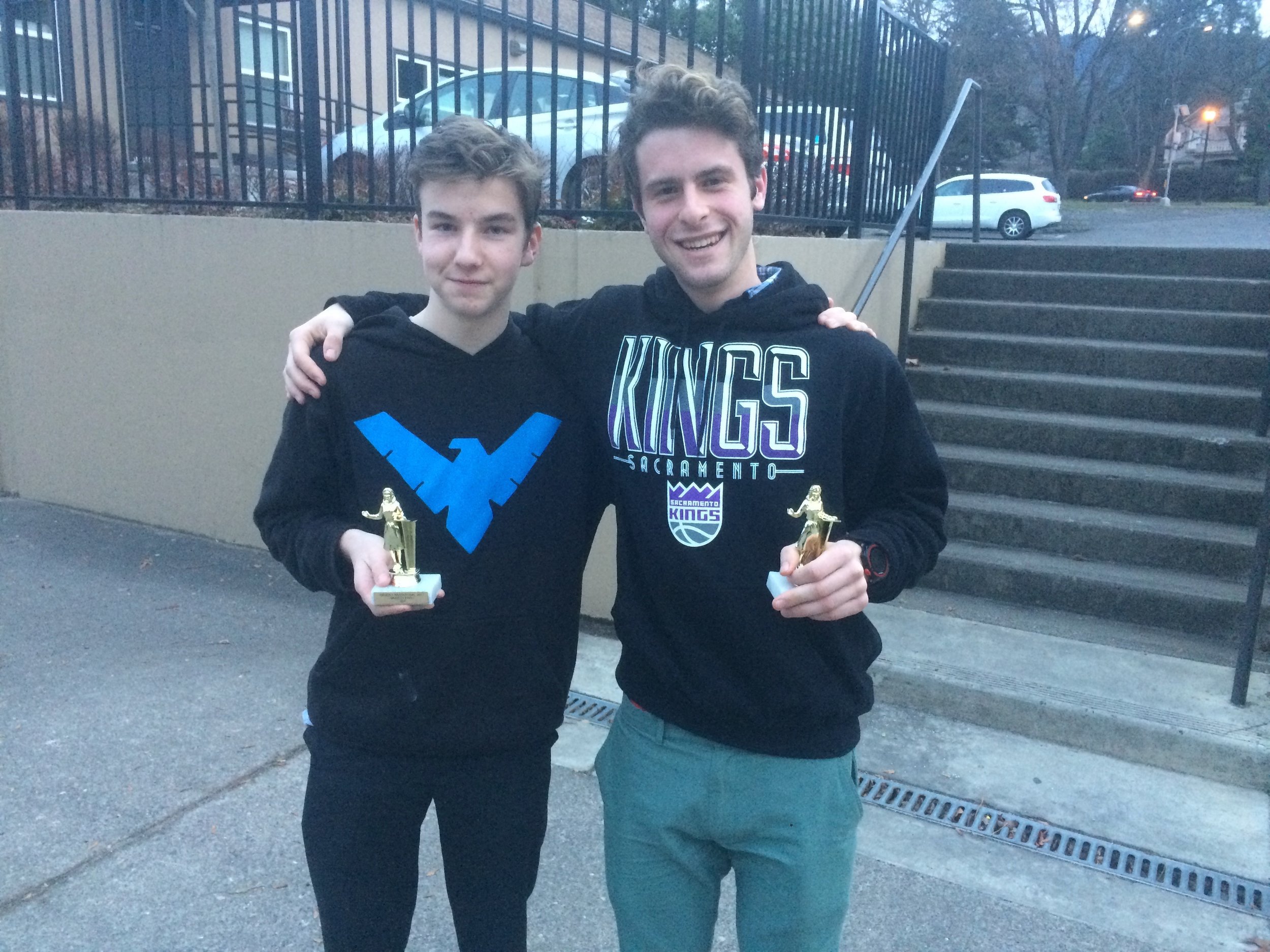 Tournament champions Ben Schwartz and Amos Karlson