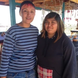 These two Navajo sisters from northern Arizona were great to interview. One was shy and the other extremely outgoing and lively. I saw that personality difference in seconds.