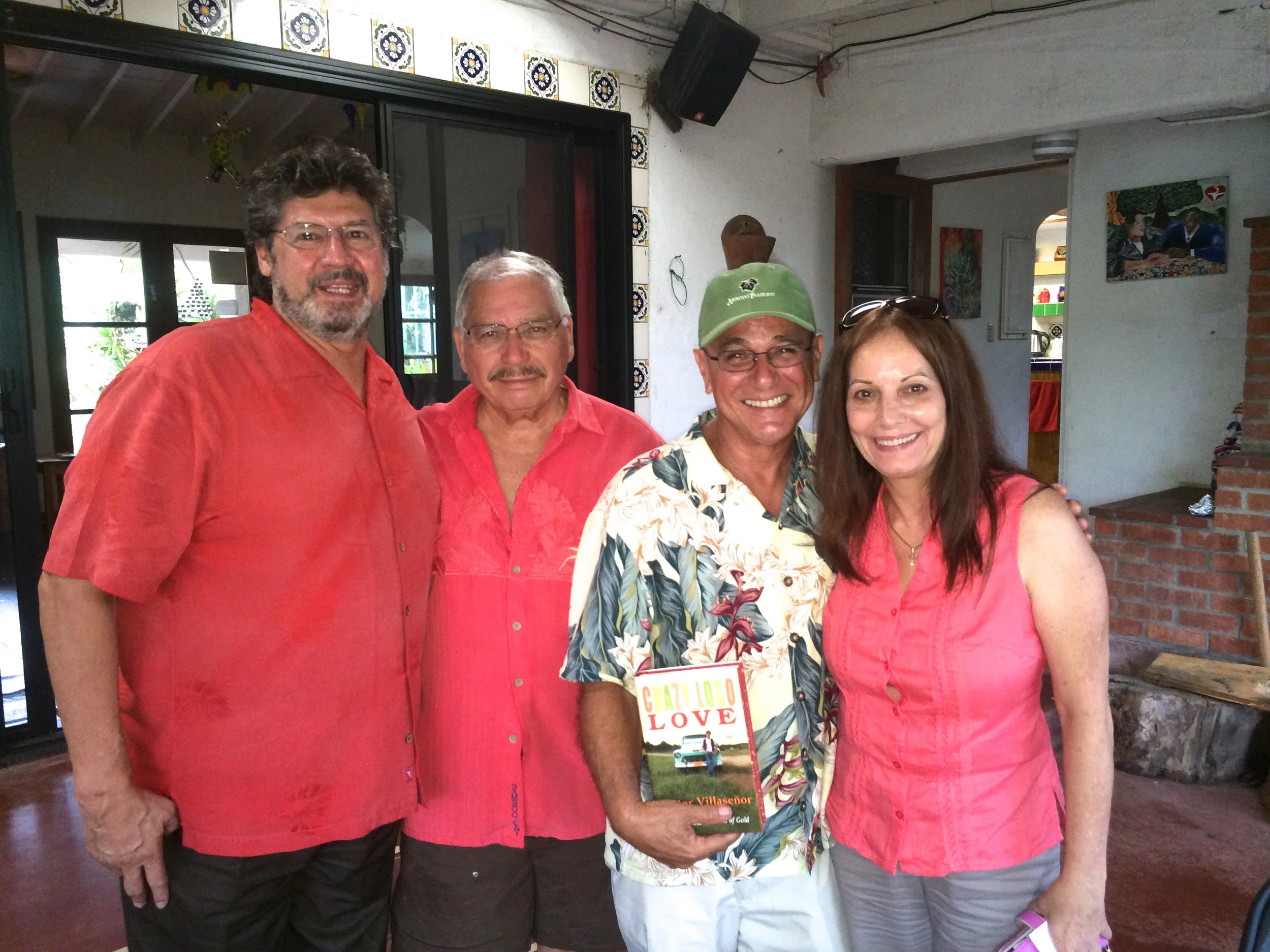 Me (second from right) and Victor Villaseñor standing next to me.