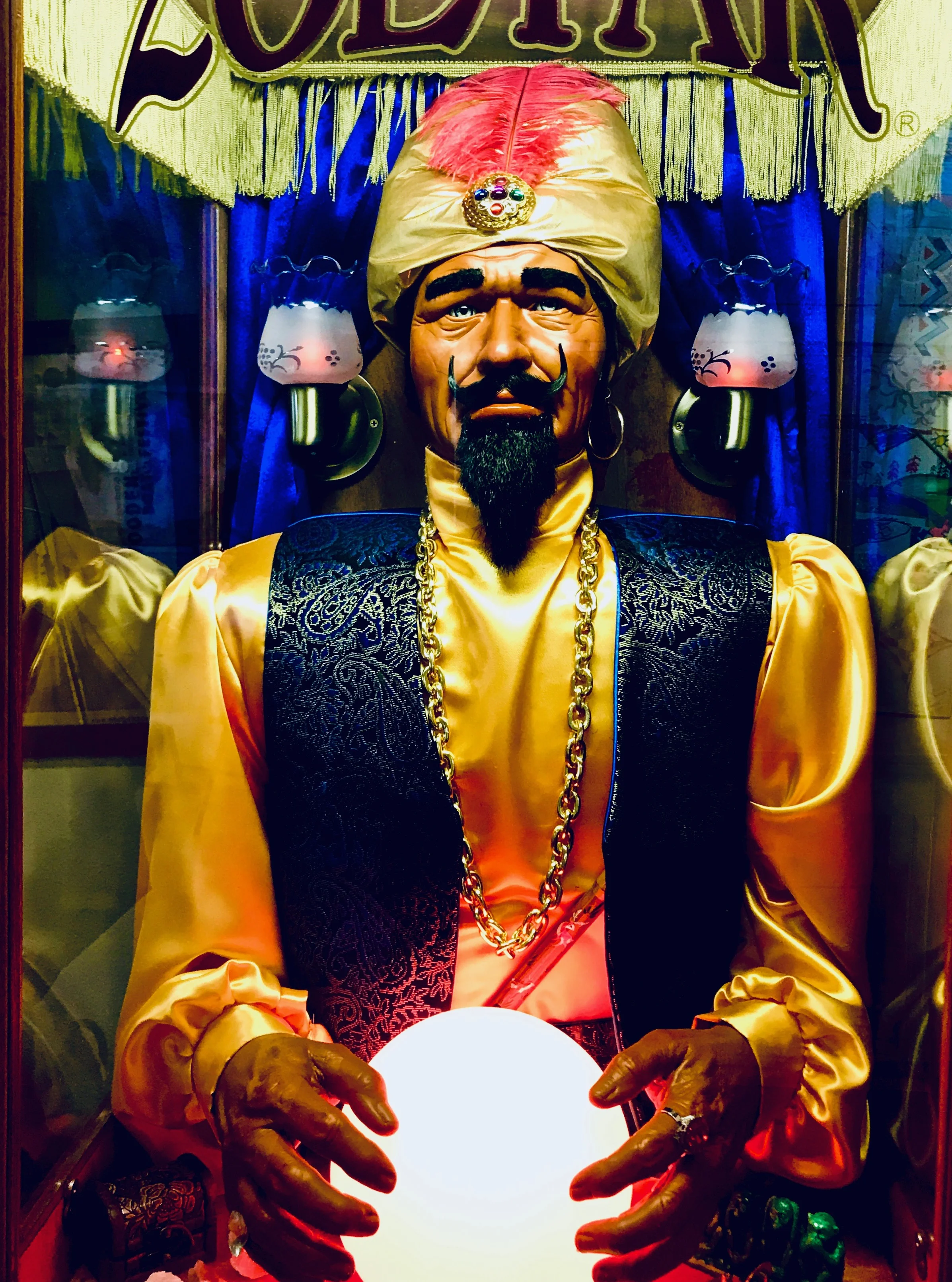 Zoltar Speaks is a throw-back to the early carnivals. It would read your fortune, like it or not! Discovered this working beauty in a Laundromat in Oregon of all places. Shot with available fluorescent lighting on iPhone 7.