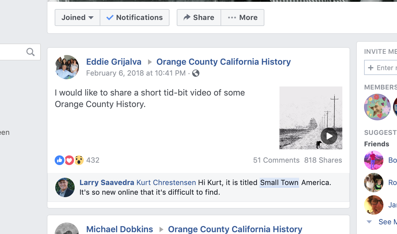 The popularity of human interest stories is evident in the stats from this Facebook post about small towns.