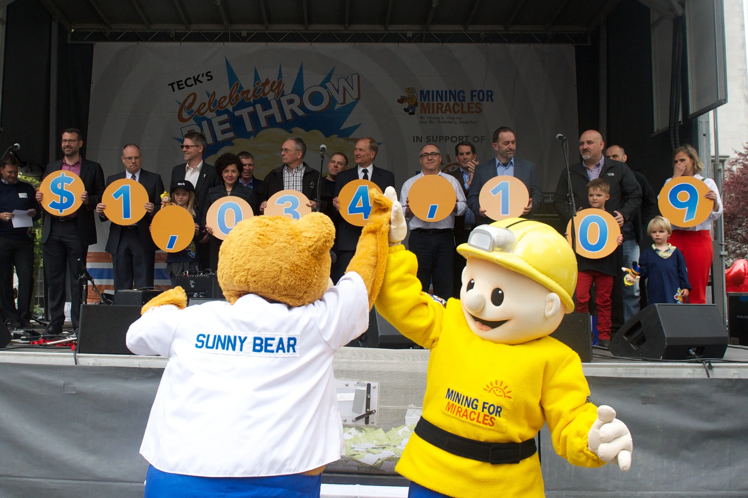 $1,034,109 raised for BC Children's Hospital in 2013.