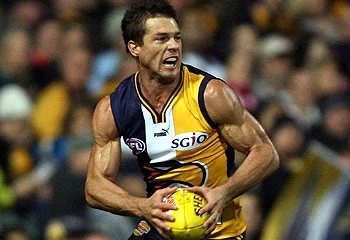 Ben cousins in action for the West Coast Eagles