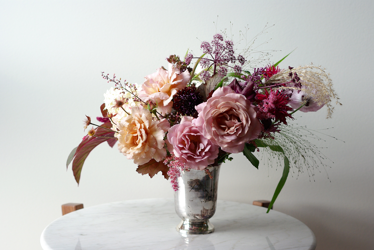 'Julia' and 'Koko Loko' roses