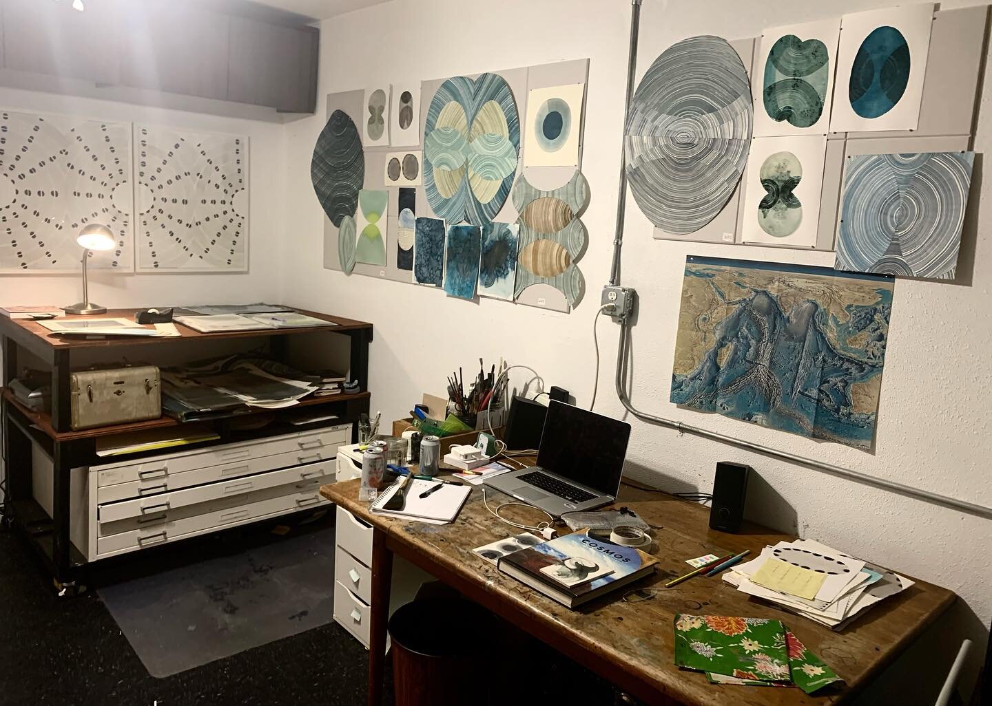 Great first day of my open studio! @bigmediumaustin @austinstudiotour