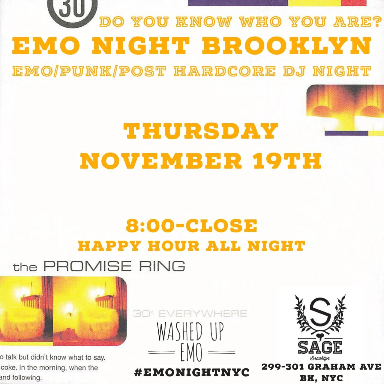Emo Night Brooklyn - November 2015