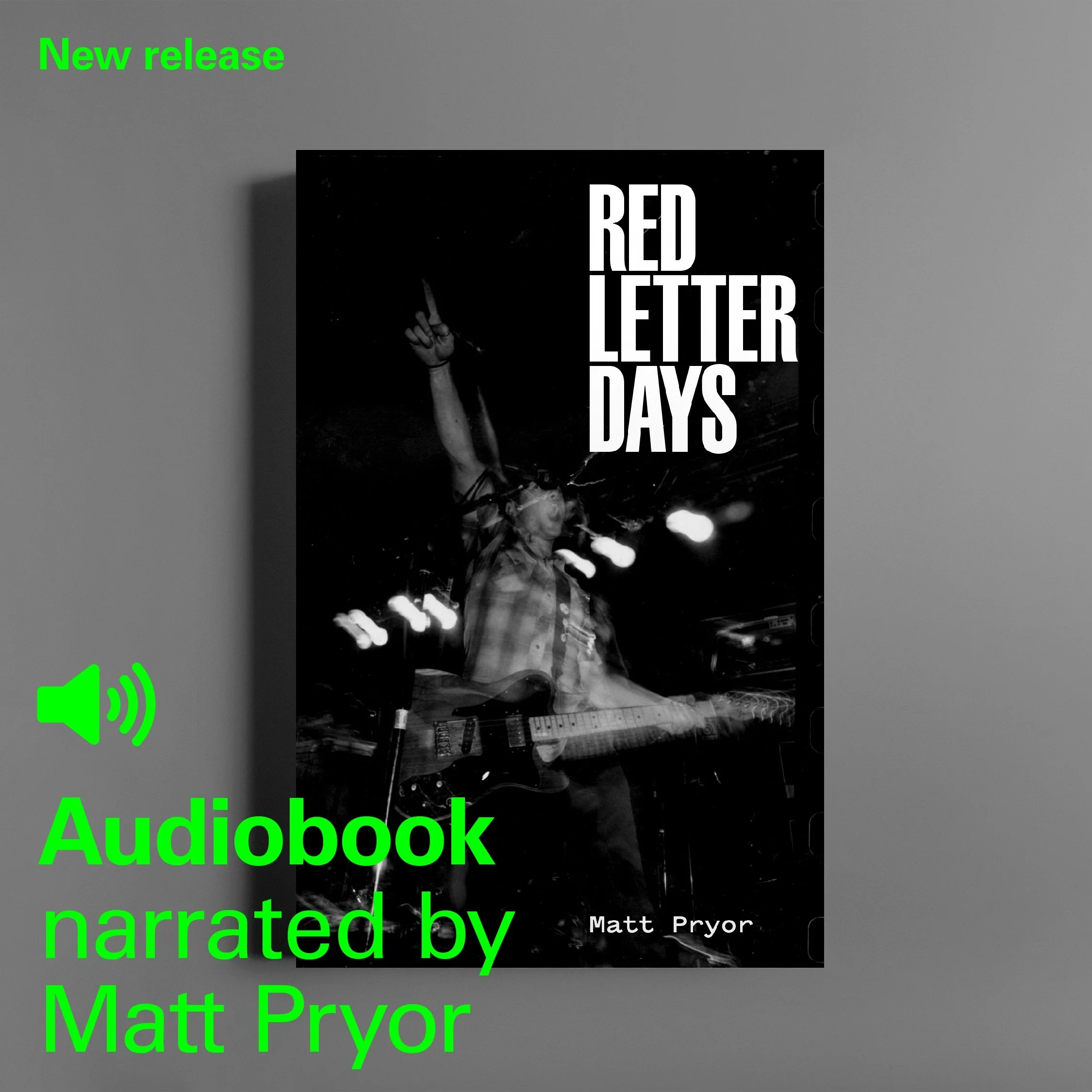 Matt Pryor's "Red Letter Days" Release as Audiobook! 