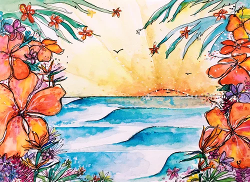 Scenic Set In Bloom