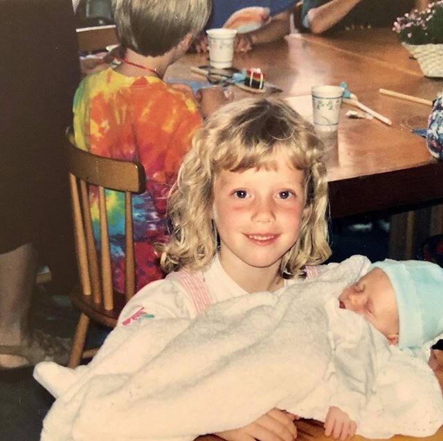 That time I took my sister to kindergarten for show and tell. Told everyone how she got here too because I wanted them to have the info in a conference afterwards. That tiny baby is now an incredible nurse taking care of people in their hardest days.