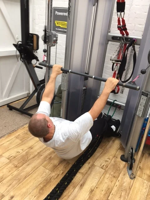 Personal training session 