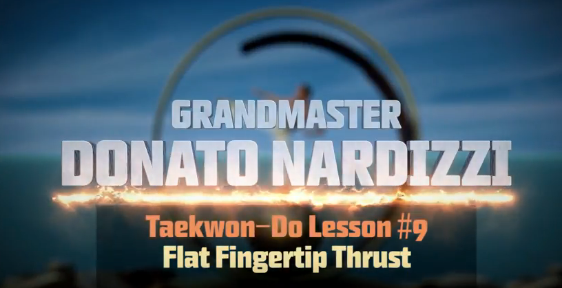 TKD Technical - Flat finger tip thrust - Part 9
