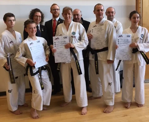 Black Belt Grading Success