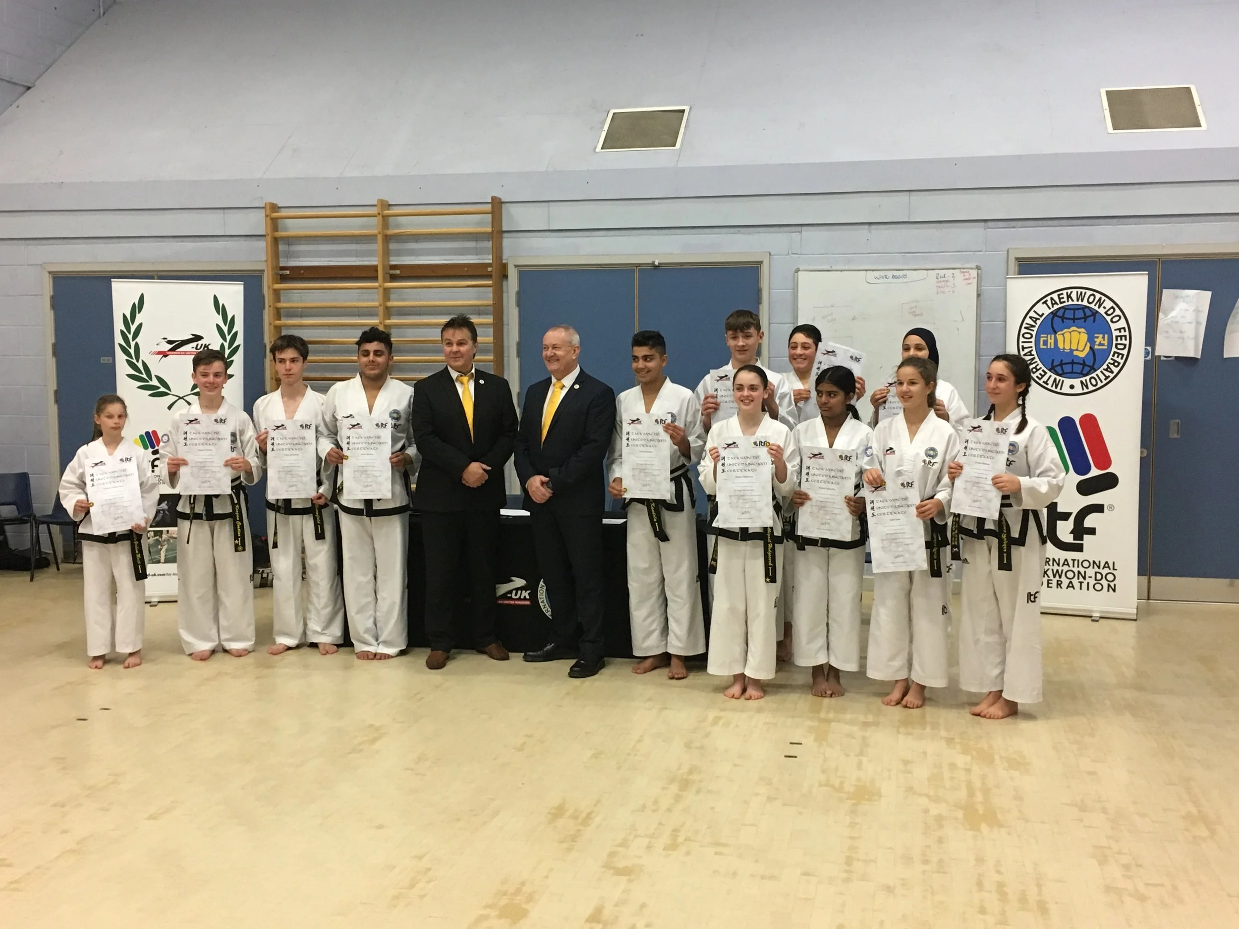 Black Belt Grading Success