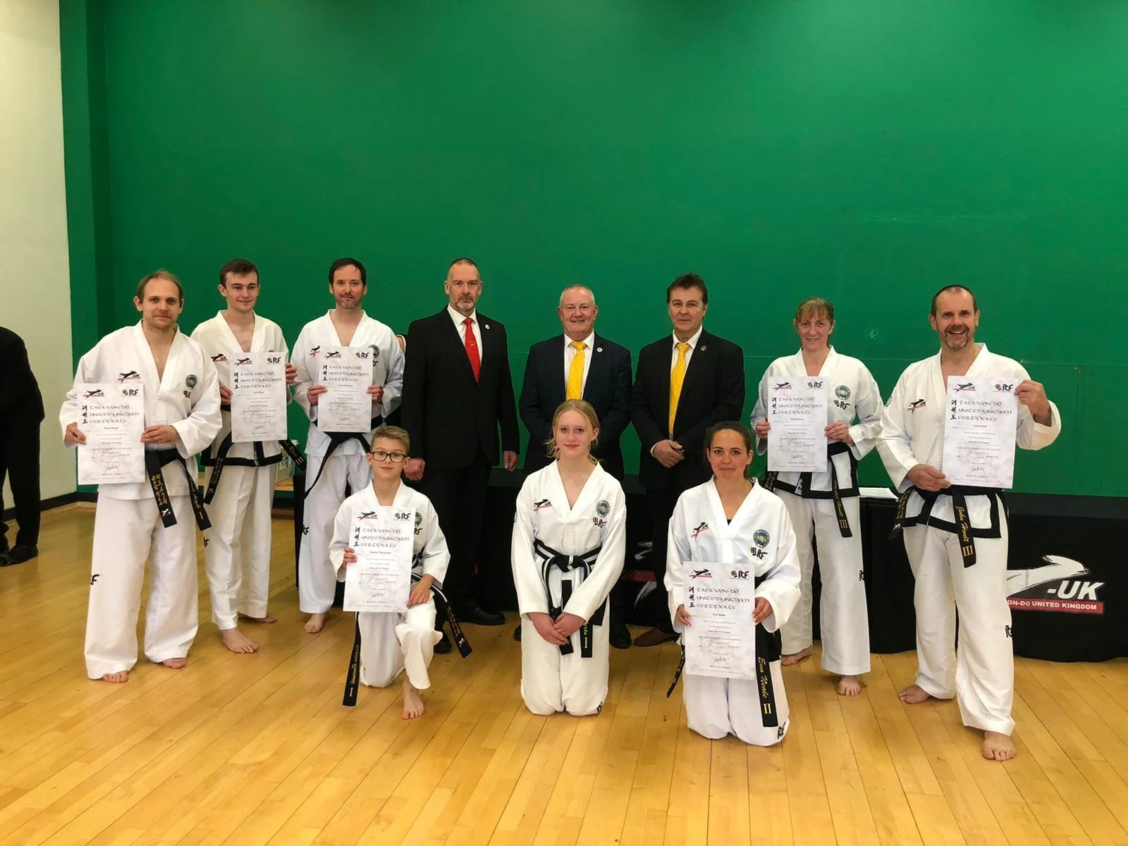 Black Belt Grading Success