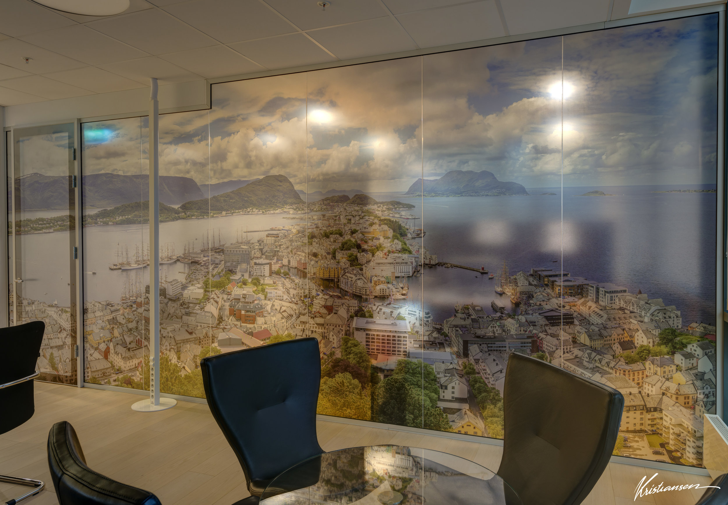 Ålesund Parkering, Transparent bilde 6m lengde. Fra Gigapixel arkiv