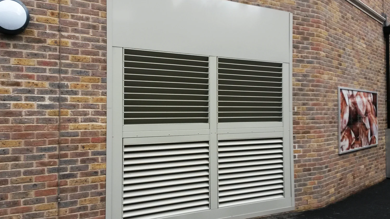 Budgens Eton refrigeration plant external