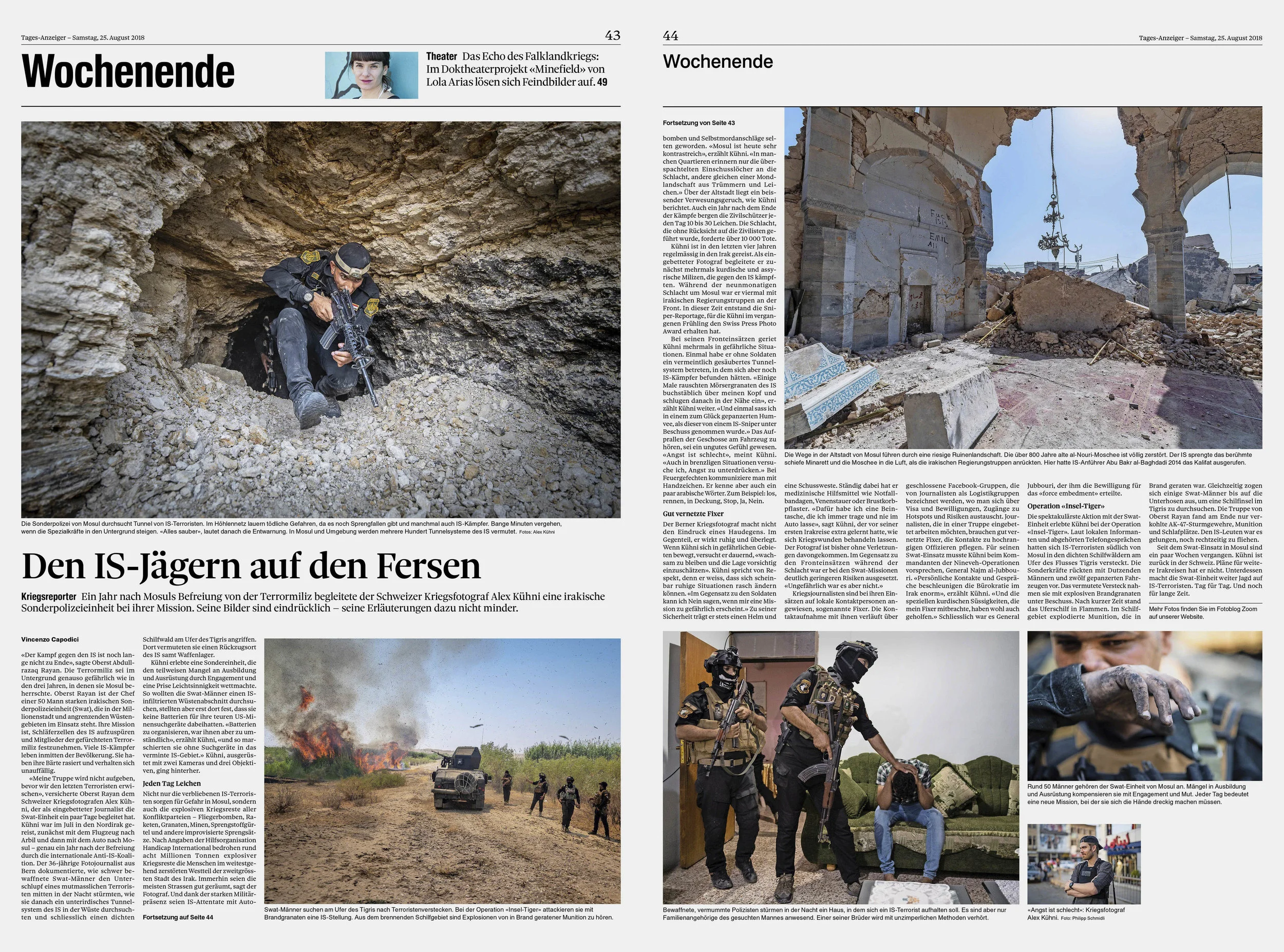 Tagesanzeiger 25. August 2018