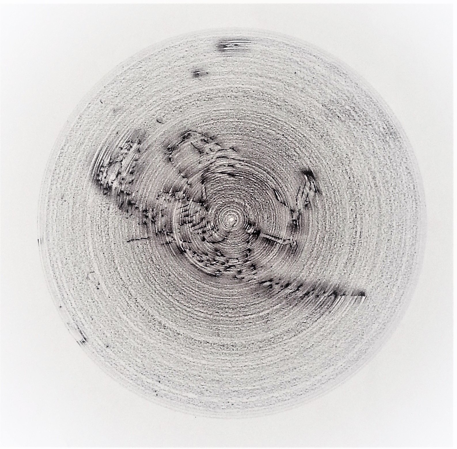 1.	Inbar Frim, Untitled, pencil on paper, 60x 60 cm, 2018