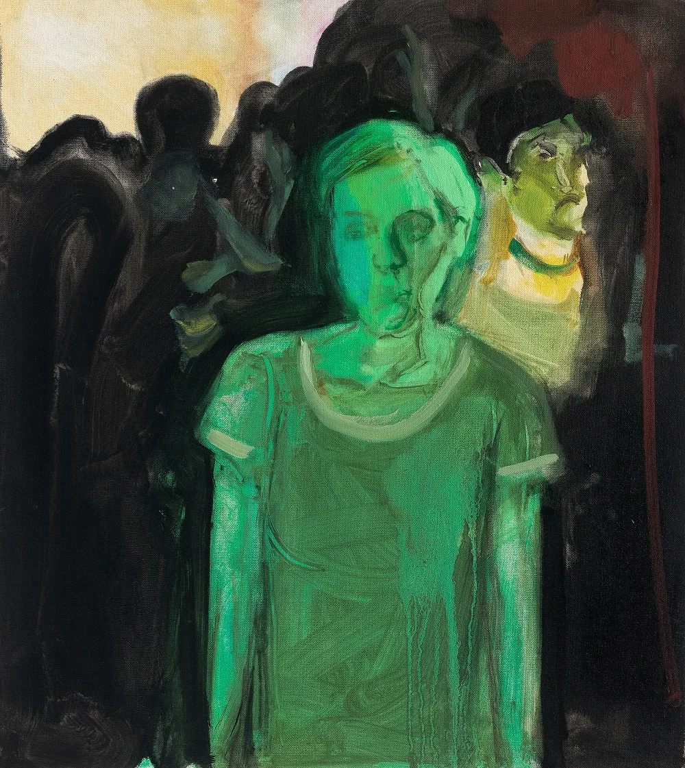 שירה קמרד, ללא כותרת, שמן על בד, 2018