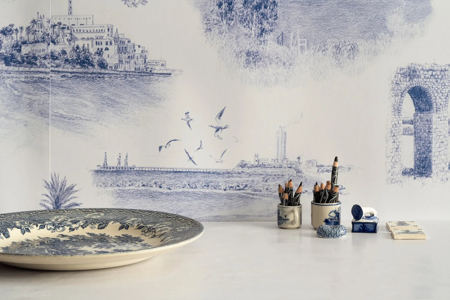 רותי זינגר - משוט בארץ - פרט הצבה