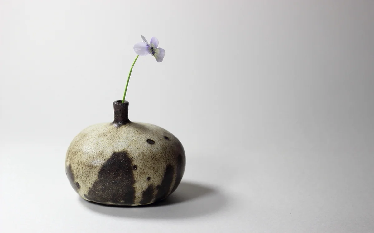 soliflore, émaux de grès | ø 12cm x h 10cm