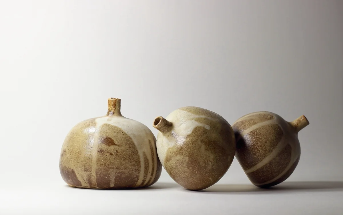 soliflores, émaux de grès | ø 12cm x h 10cm