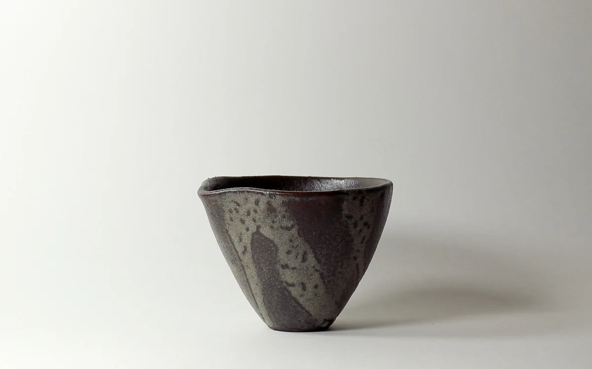 bol katakuchi, émaux de cendres | ø 12cm x h 8.5cm