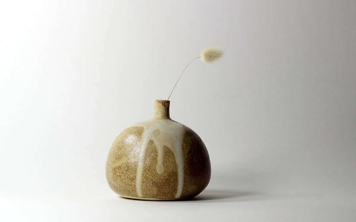 soliflore, émaux de grès | ø 12cm x h 10cm