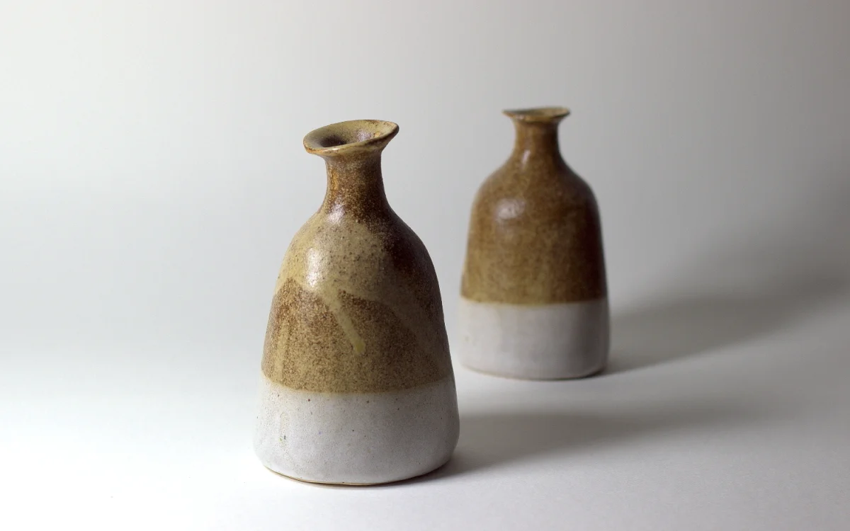 vase delta, émaux de grès | ø 9cm x h 16cm