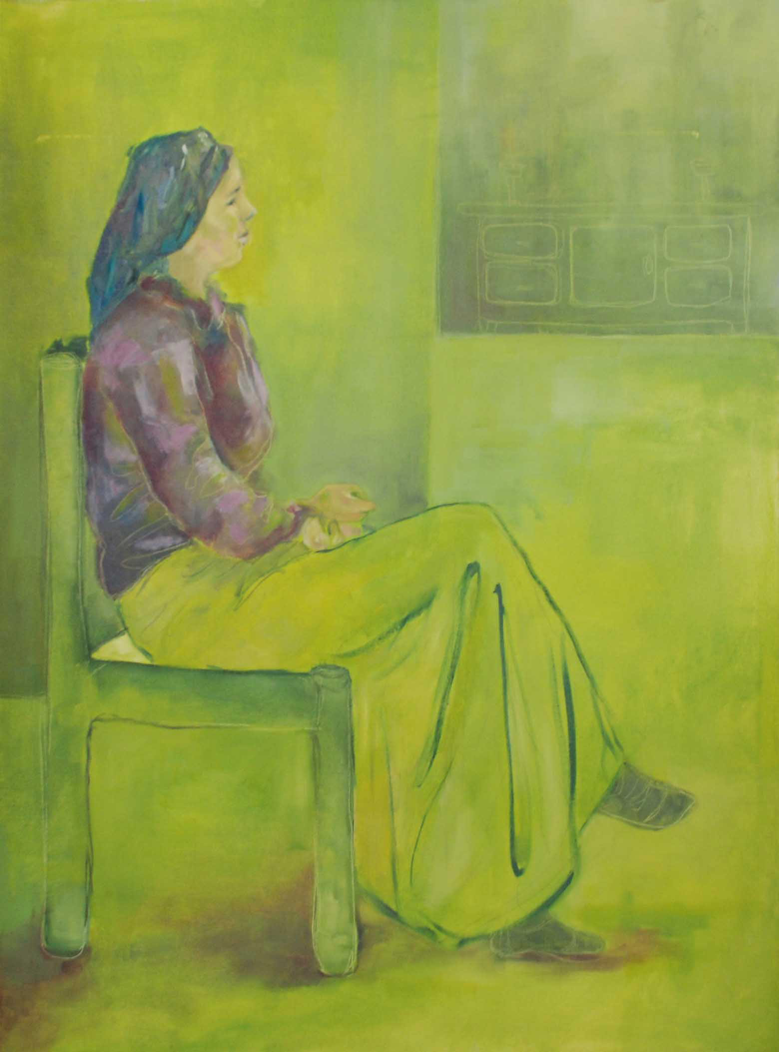  Oil and acrylic on canvas, 50*70 cm, 2005 