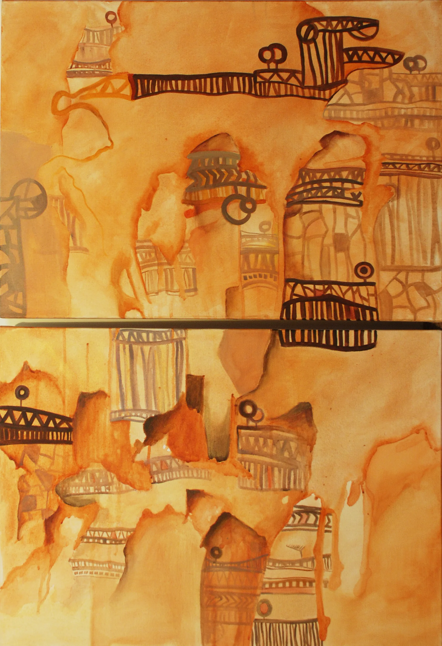 Acrylic on canvas, 40*60 cm, 2007