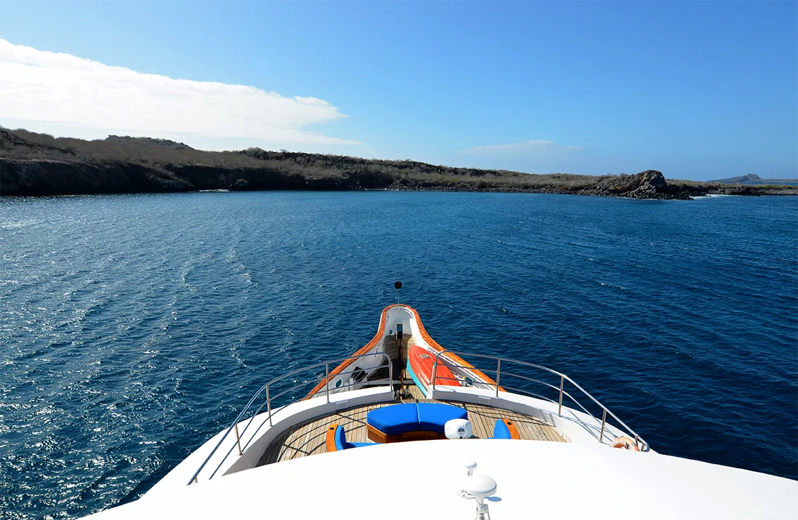 tranquil morning aboard Integrity