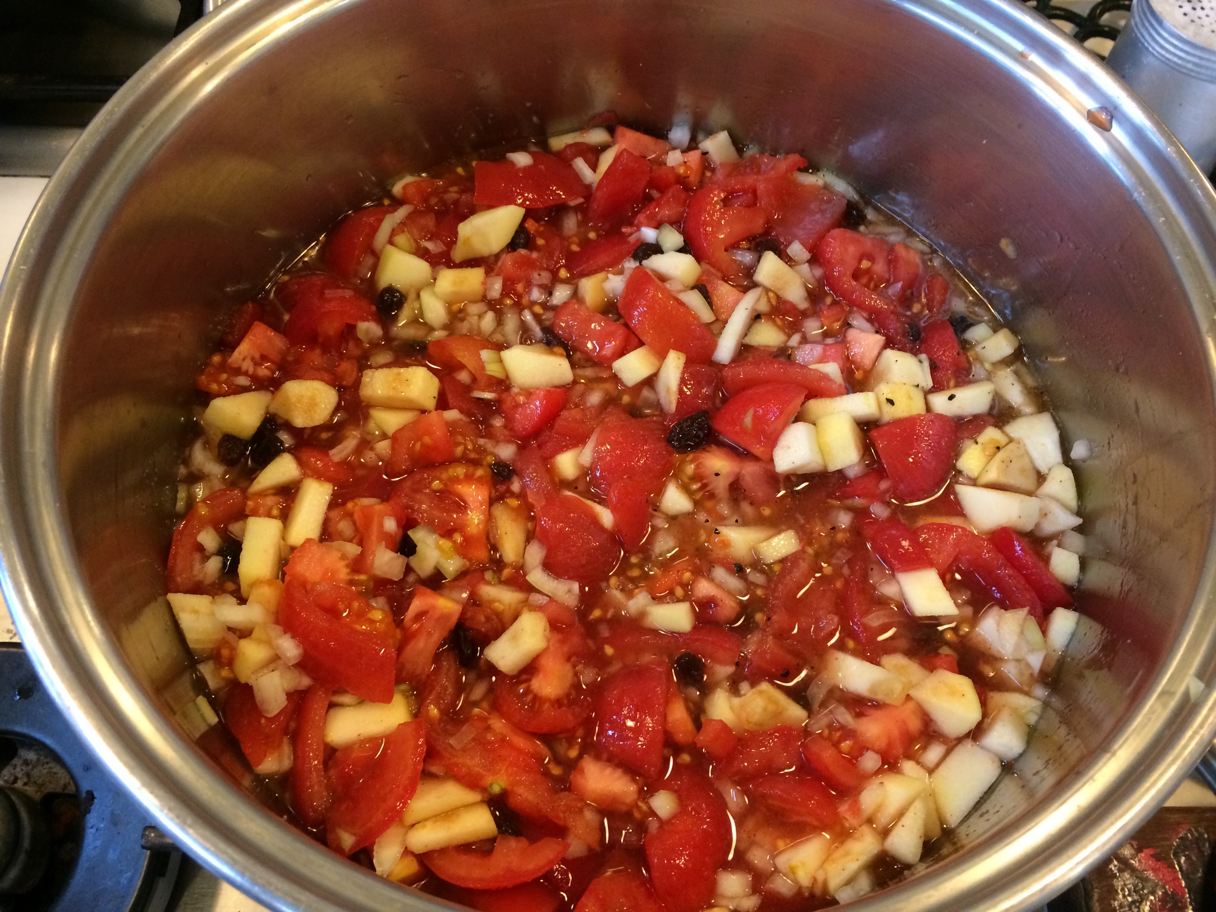 Chutney pre cooking