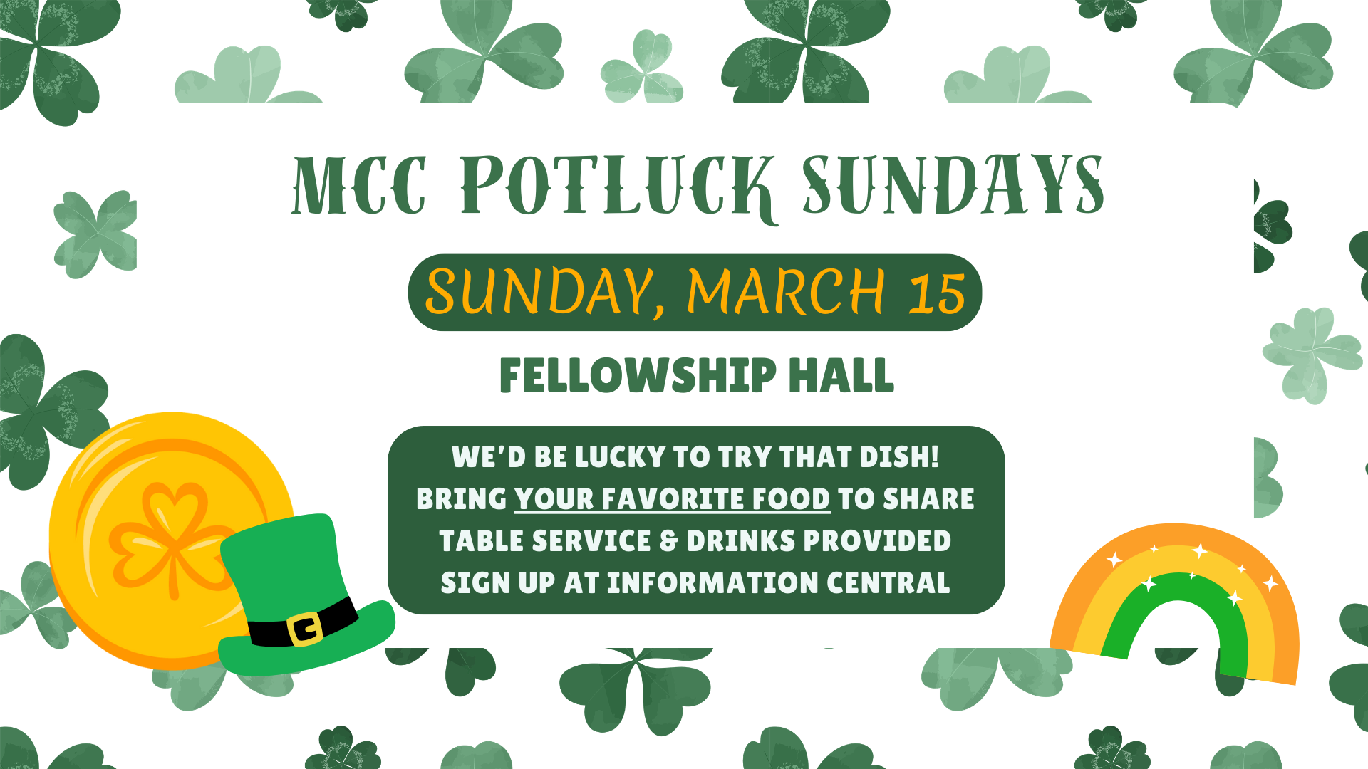 Fellowship Potluck