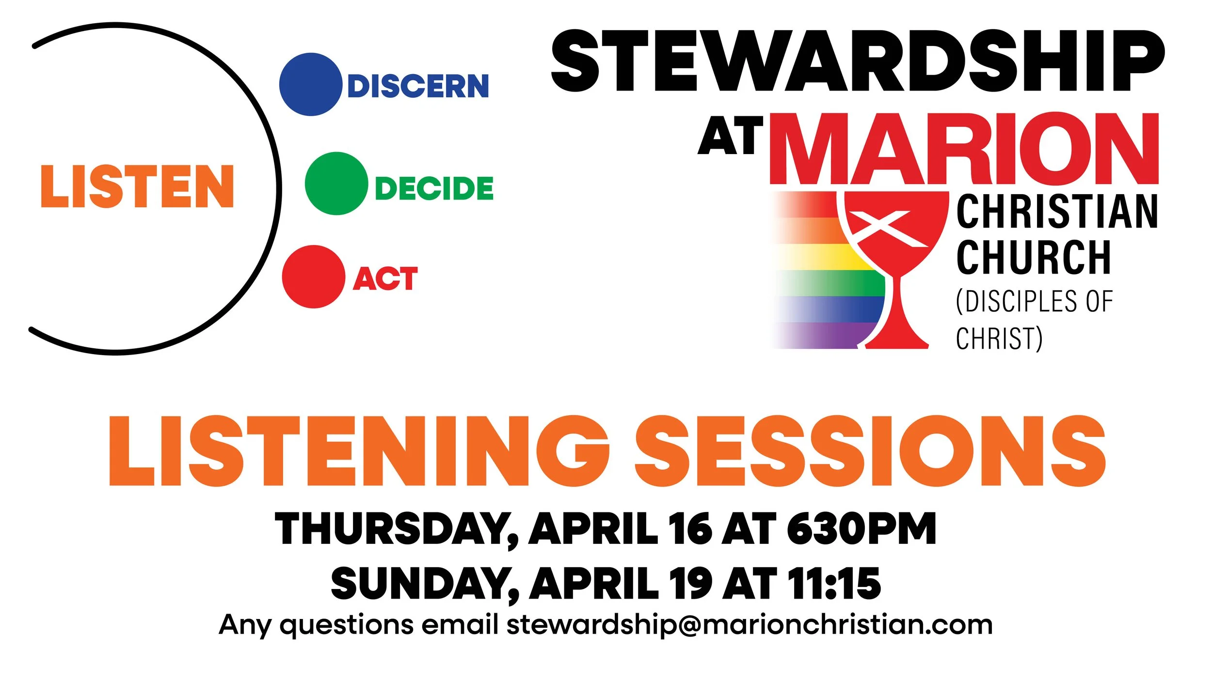 Stewardship Listening Sessions