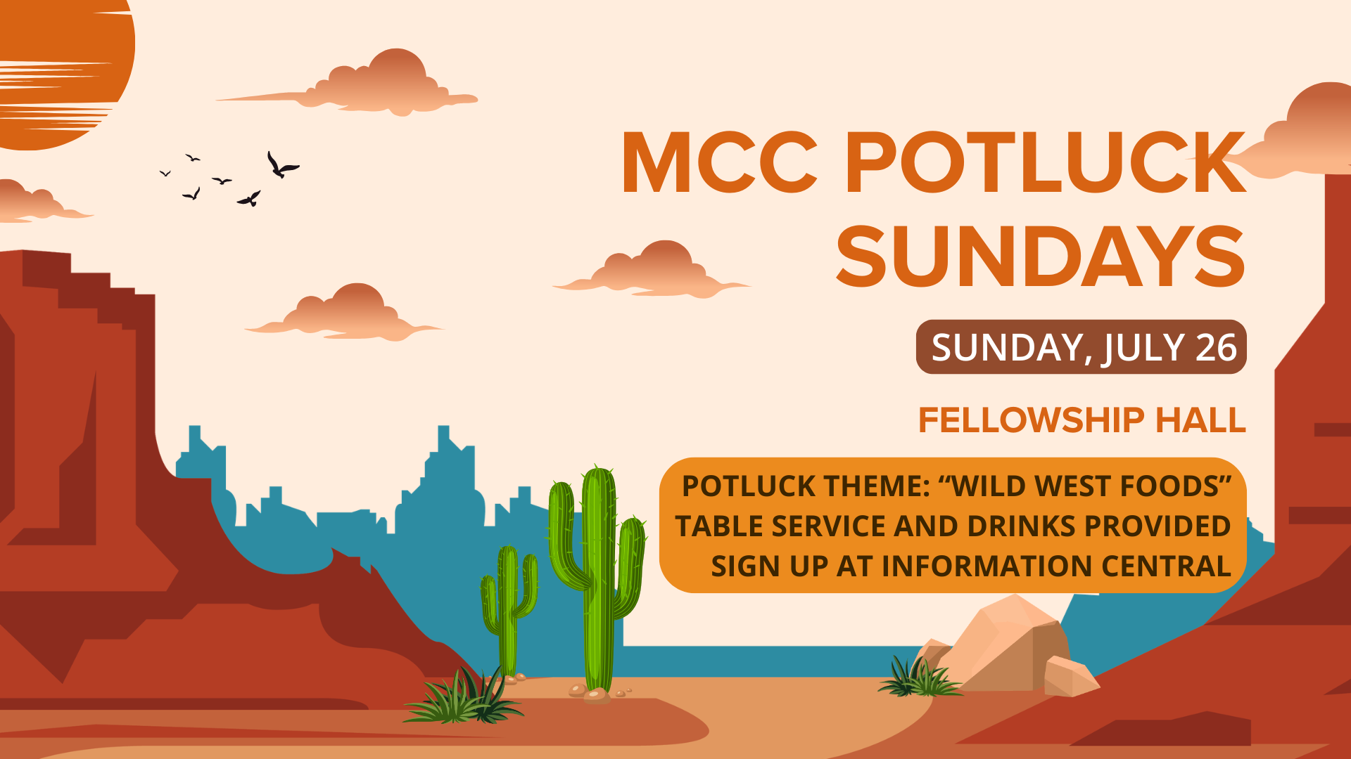Fellowship Potluck