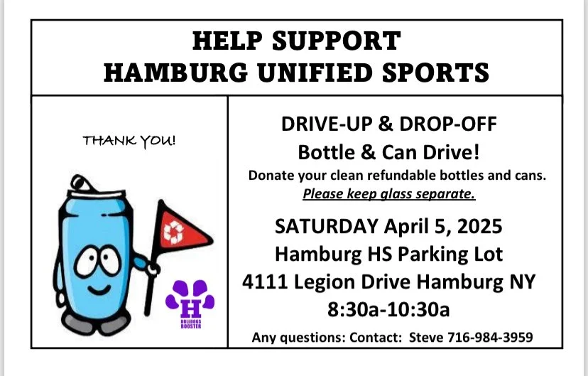 April 2025 Bottle &amp; Can Drive