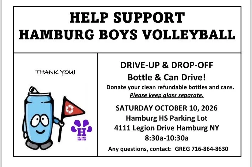 October 2026 Bottle and Can Drive