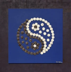 Yin Yang (2017) Size including frame: 80 x 80 cm P.O.A.