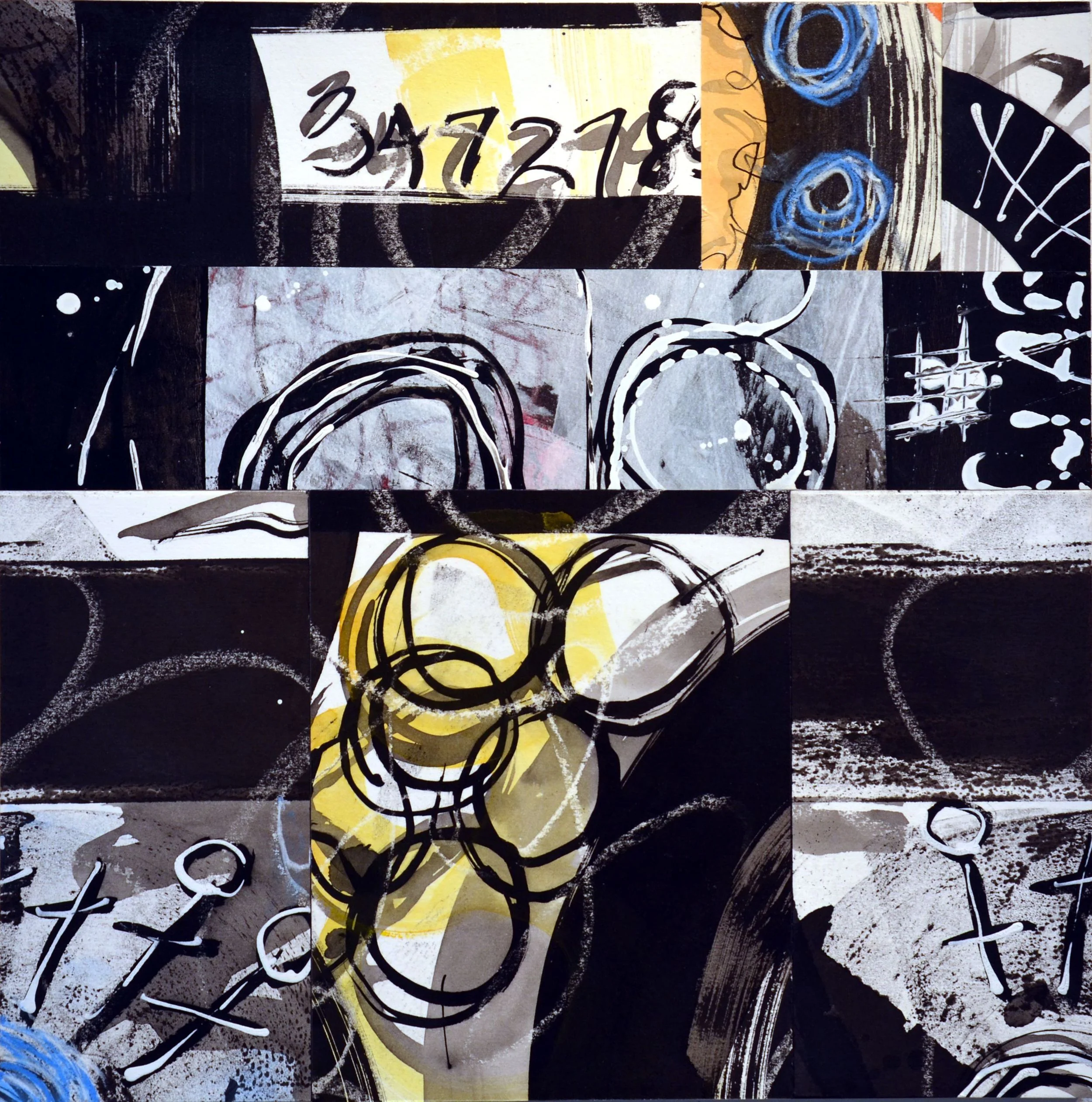 347278 • mixed media on paper • 18 x 18