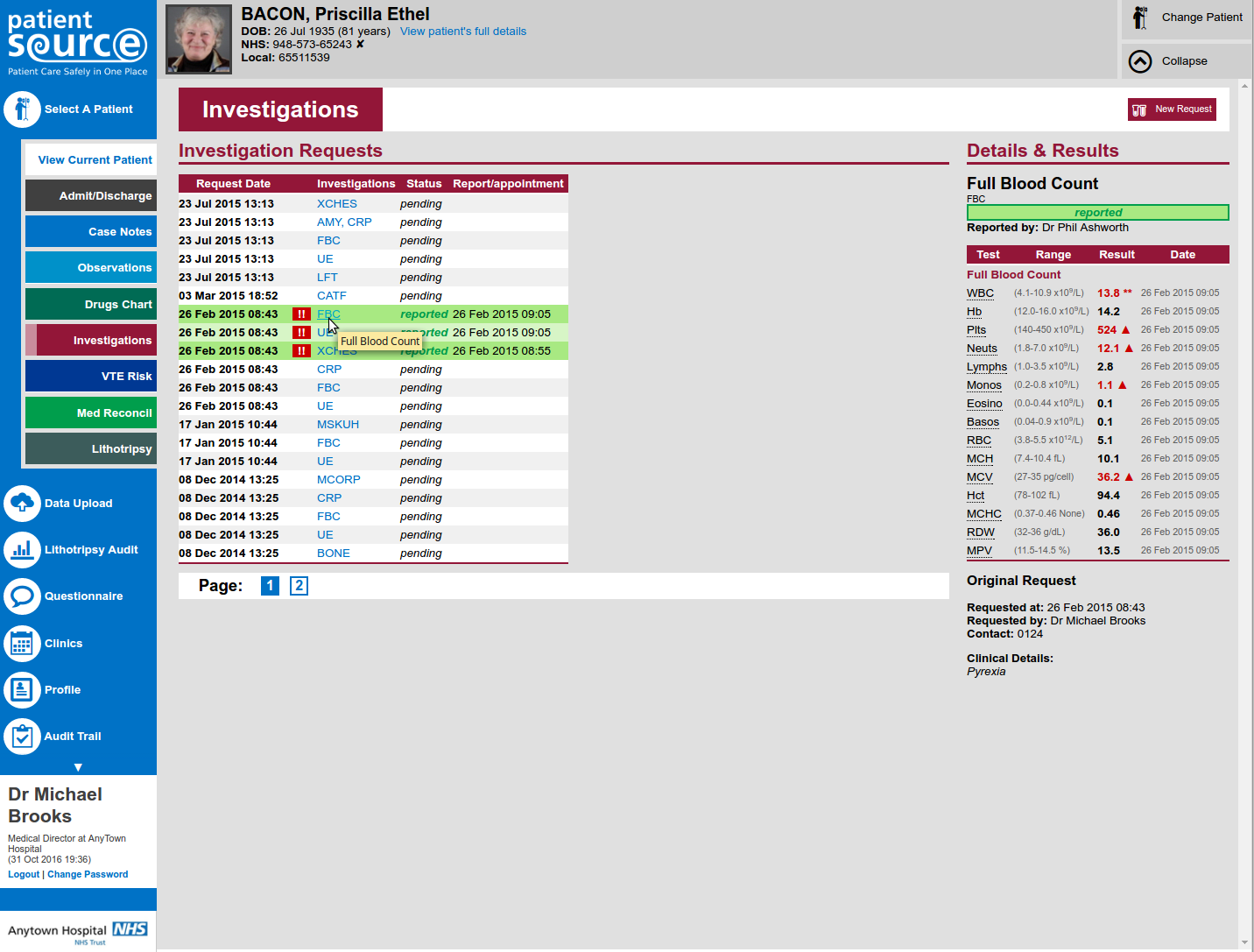 PatientSource - Investigations - Blood results.png