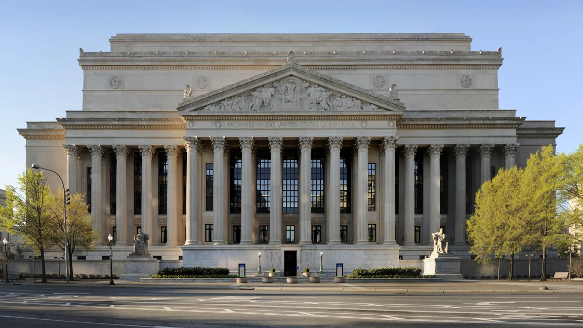 The U.S. National Archives Building, which houses the original Declaration of Independence. Photo by U.S. National Archives