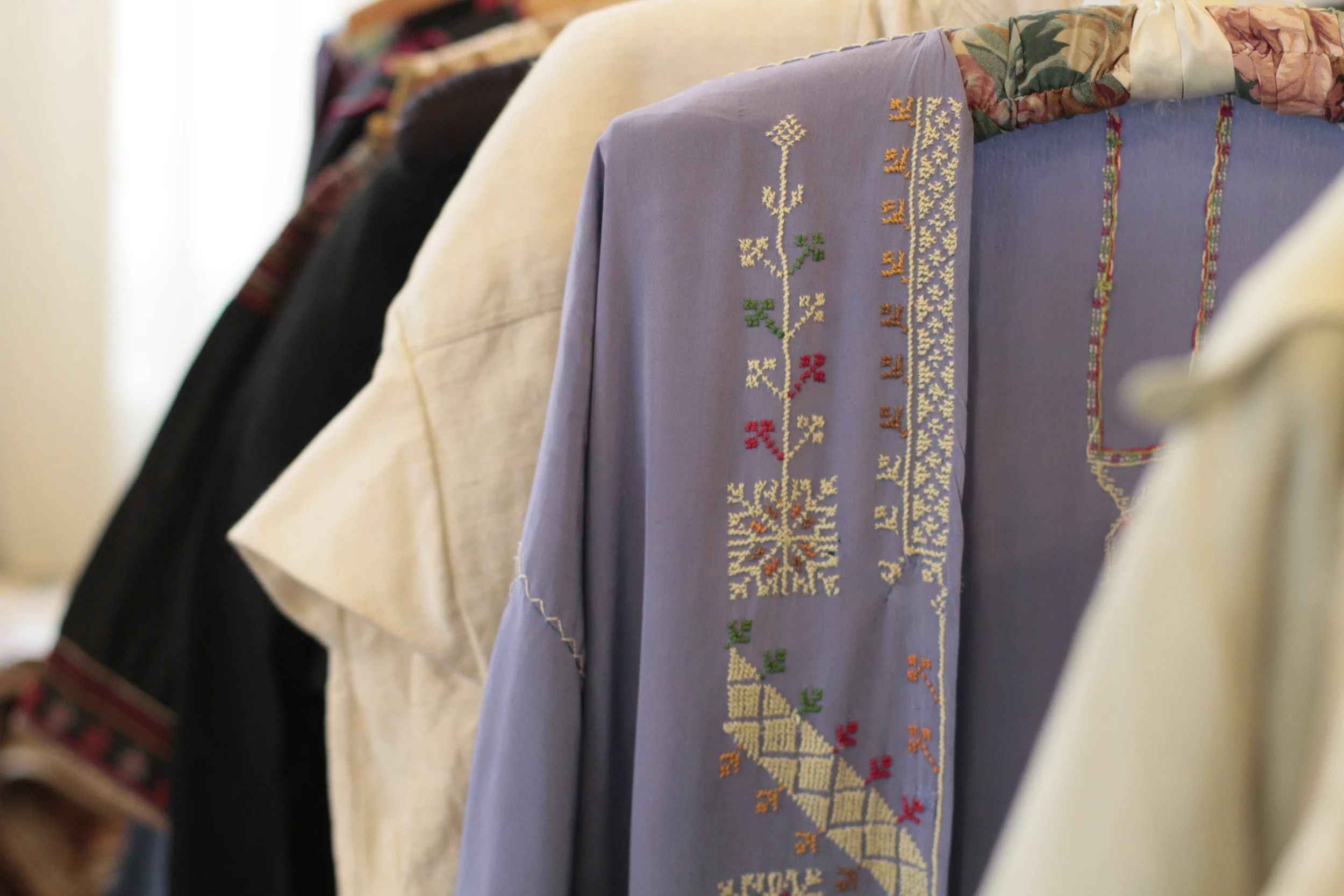 Turn of the century embroidered Robe From Sallie Ead of Lucia Collectables