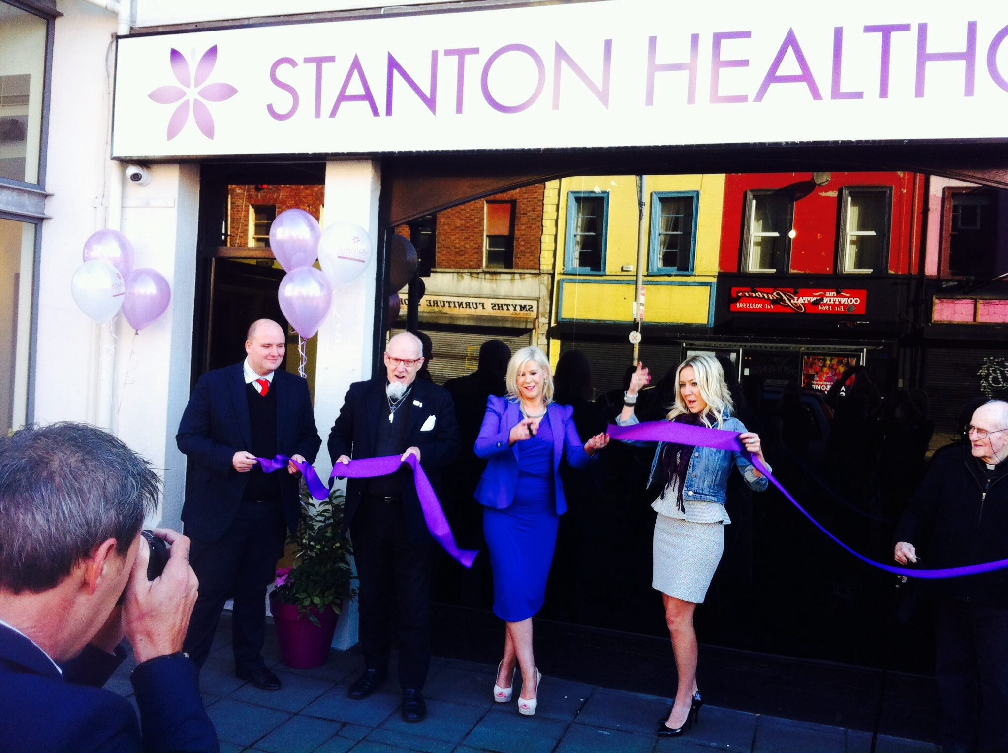 And the purple ribbon has been cut! Another life-affirming clinic is open and offering care to expectant mothers.